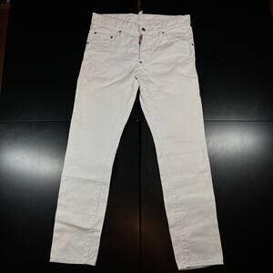 Dsquared2 White Denim Jeans Men’s Sz IT46 / US Sz 32 Preowned
